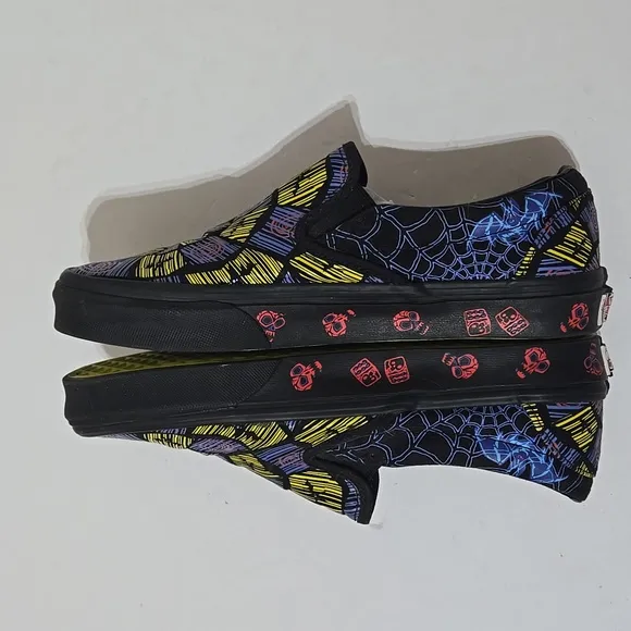 Vans Oogie Boogie Night Before Christmas Slip On Shoes