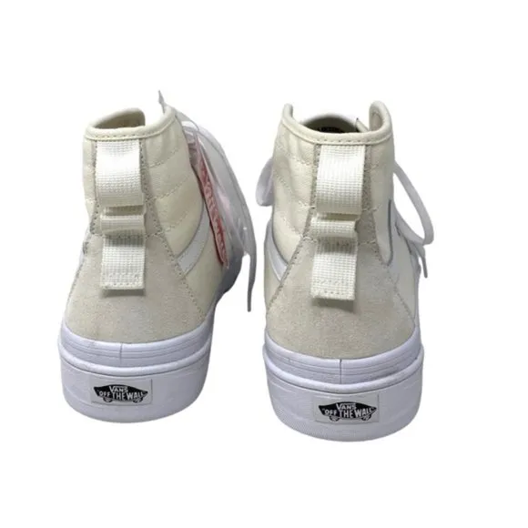 VANS Sentry Sk8-Hi WC Boots High Suede Canvas White Men's Size Skate VN0A5KY5FS8