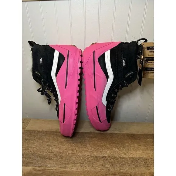 VANS SK8 Hi MTE-2 Hiking‎ Boots Dip Pink Suede Duck Shoes Mens 6.5 Womens 8 New