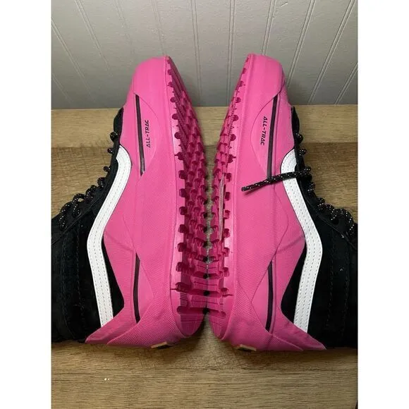 VANS SK8 Hi MTE-2 Hiking‎ Boots Dip Pink Suede Duck Shoes Mens 6.5 Womens 8 New