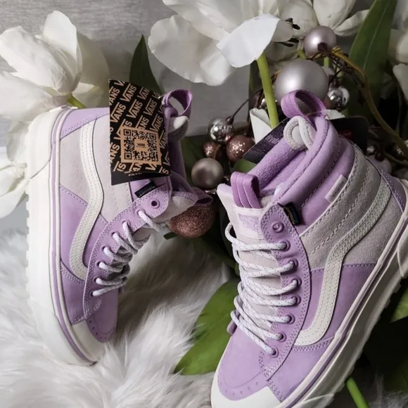 Vans Sk8-Hi MTE-2 Violet Ice Purple Marshmallow Women's Shoes New