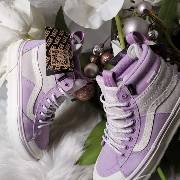 Vans Sk8-Hi MTE-2 Violet Ice Purple Marshmallow Women's Shoes New