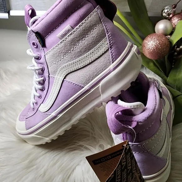Vans Sk8-Hi MTE-2 Violet Ice Purple Marshmallow Women's Shoes New