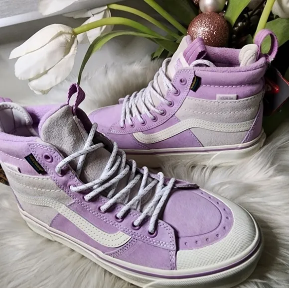 Vans Sk8-Hi MTE-2 Violet Ice Purple Marshmallow Women's Shoes New