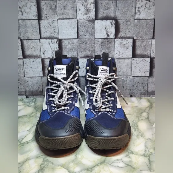 Vans Ultrarange All Weather Boots Men's Size 8.5 Women's Size 10 GORE-TEX Blue