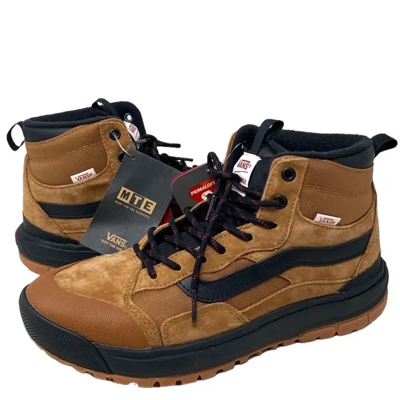 VANS UltraRange EXO Hi MTE-1 Shoes Nubuck Brown Boots Women's Size VN0A5KS5N1Z
