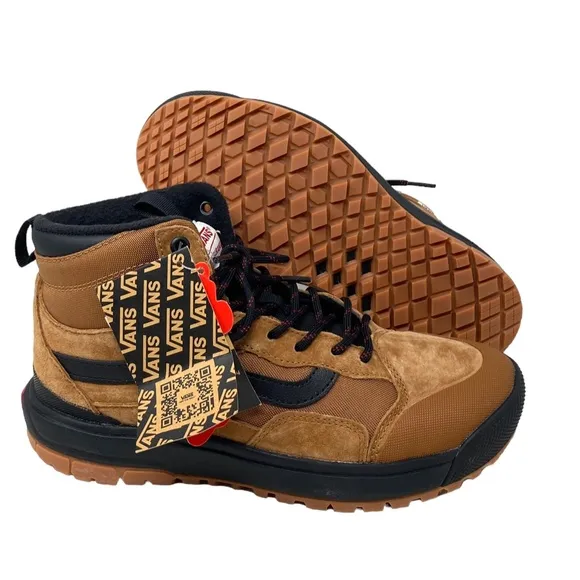 VANS UltraRange EXO Hi MTE-1 Shoes Nubuck Brown Boots Women's Size VN0A5KS5N1Z