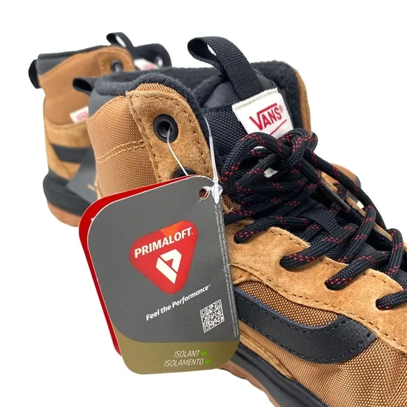 VANS UltraRange EXO Hi MTE-1 Shoes Nubuck Brown Boots Women's Size VN0A5KS5N1Z