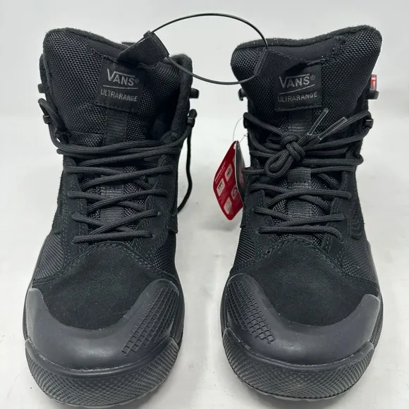 Vans UltraRange Exo Hi MTE-2 Waterproof Boots Black Black Women 8.5 (Men 7) NEW
