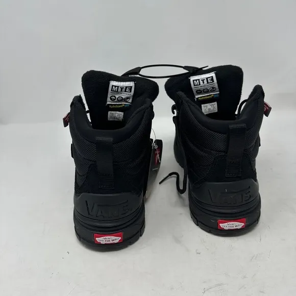 Vans UltraRange Exo Hi MTE-2 Waterproof Boots Black Black Women 8.5 (Men 7) NEW