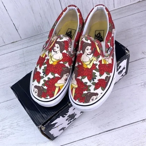 Vans x Disney Belle Classic Slip On Shoes Sneakers in Womens Size 6.5
