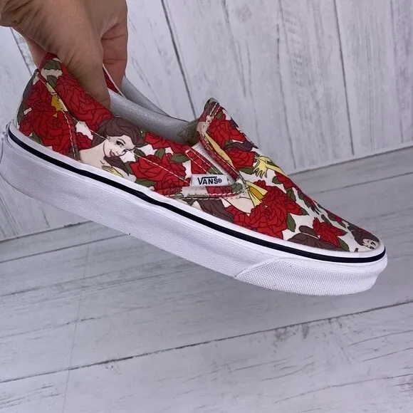 Vans x Disney Belle Classic Slip On Shoes Sneakers in Womens Size 6.5