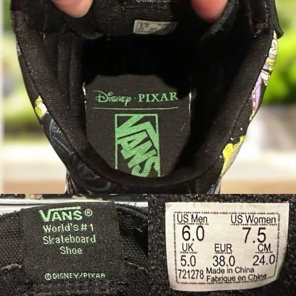 Vans x Disney Toy Story Sk8 Hi Buzz Lightyear Sneakers Limited Edition Size 6 Me