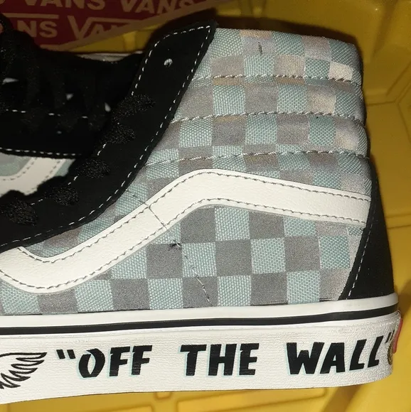 VANS X SE BIKES &quot;SK8-HI REISSUE&quot; SHOES Color: Black/Plume Size: 7.5 Mens