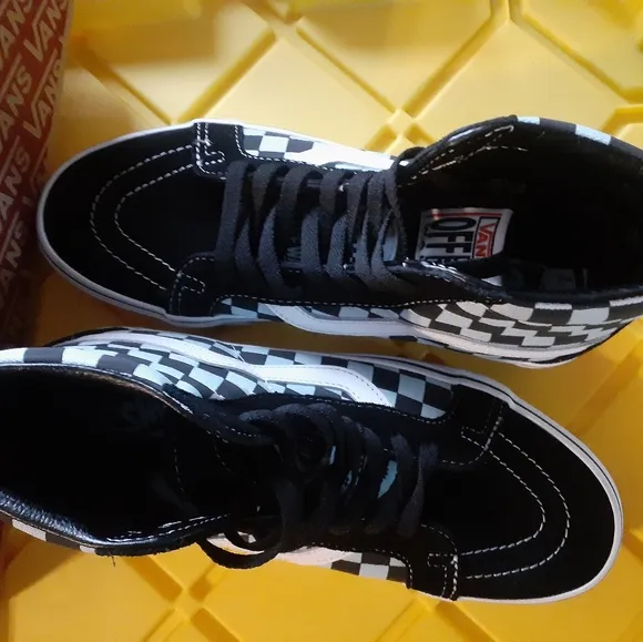 VANS X SE BIKES &quot;SK8-HI REISSUE&quot; SHOES Color: Black/Plume Size: 7.5 Mens