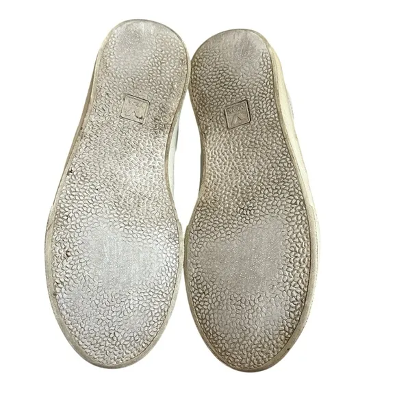 Veja White and Blue Classic Campo Sneakers Shoes Size 10
