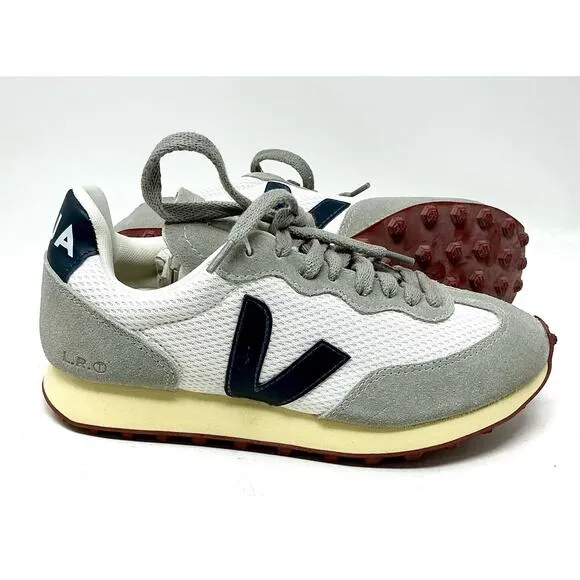 🆕Veja Womens Rio Branco Alveomesh Gray Black Sneakers Shoes NIB Size US 5