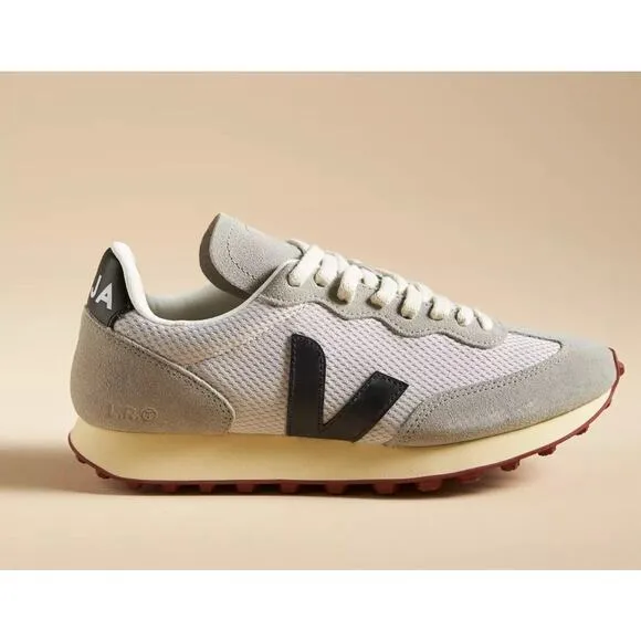 🆕Veja Womens Rio Branco Alveomesh Gray Black Sneakers Shoes NIB Size US 5