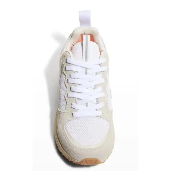 Venturi Bicolor Suede Running Sneakers Women's 9 White Natural Trainers