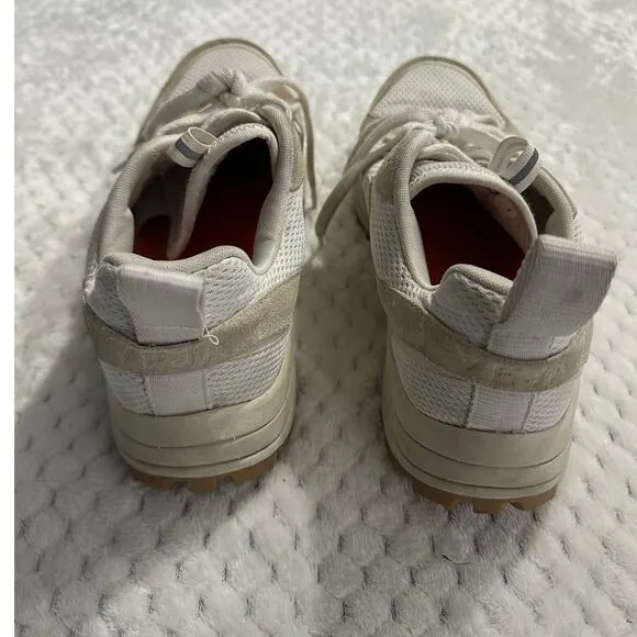 Venturi Bicolor Suede Running Sneakers Women's 9 White Natural Trainers
