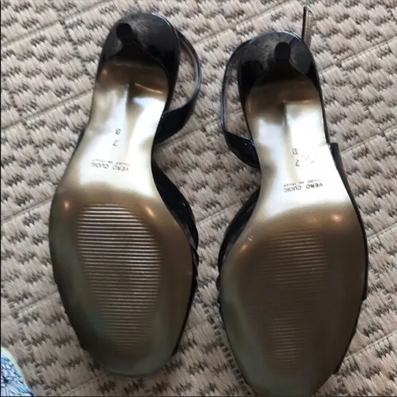 Versani Italian shoes size 7, leather. New.