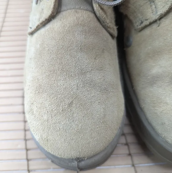 Vibram 798 Tan leather Men’s Size 6.5R Made In USA Hot Weather Army Combat Boots