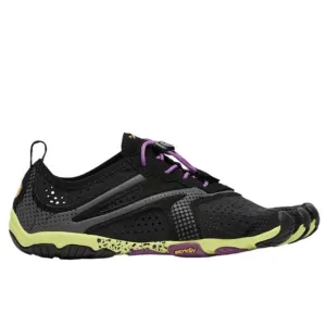Vibram FiveFingers Women's Size 7.5 V-Run Black/Yellow/Purple Shoes NWOT