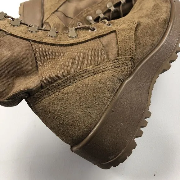 Vibram Hot Weather Combat Army Boots Made in USA Mens Euro Size 37 US 5 R Coyote