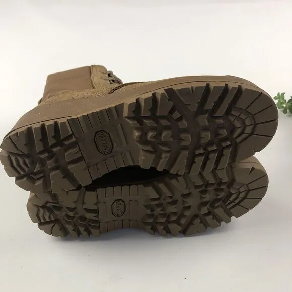 Vibram Hot Weather Combat Army Boots Made in USA Mens Euro Size 37 US 5 R Coyote