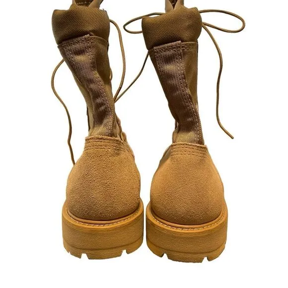 Vibram Sierra Mil-Spec Hot Weather Military Coyote Boots Size 10 NEW