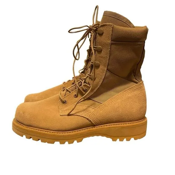 Vibram Sierra Mil-Spec Hot Weather Military Coyote Boots Size 10 NEW