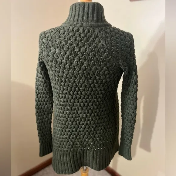 Vince Army Green Alpaca Wool Blend Sweater Sz XS
