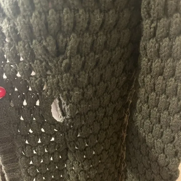 Vince Army Green Alpaca Wool Blend Sweater Sz XS