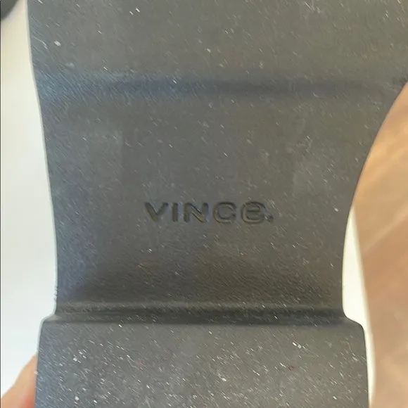 Vince Black Leather Women's Chelsea Boots