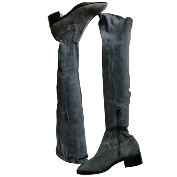 VINCE Blythe Over The Knee Suede Leather Boots in 6M NWOB