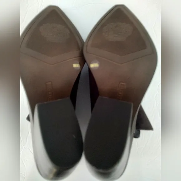 Vince Camuto Elegant Brown Suede Women's Ankle Boots Size 8M