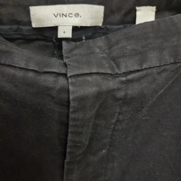 Vince Coin Pocket Bermuda Black Women's Size 6