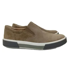 Vince Randell UNISEX Perforated Suede Leather Lining Slip-On Sneakers