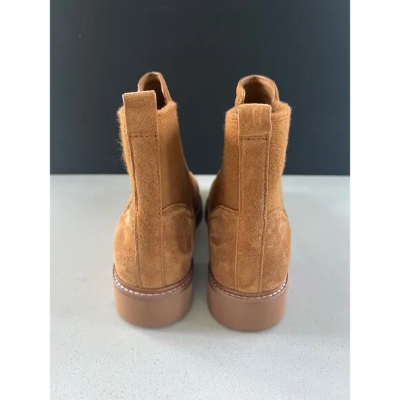 Vince Rue women's Chelsea Tan suede Ankle Boots 9.5