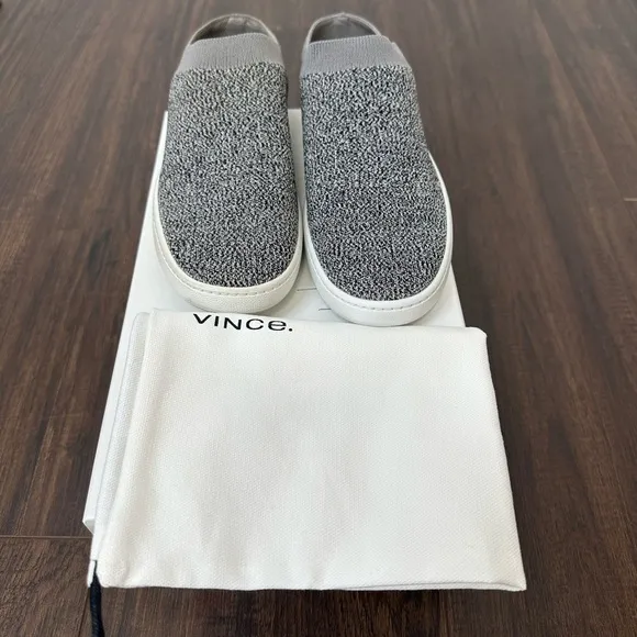 Vince Women's Shoes Ventura Fly Knit Marled Mules Stretch Sneakers