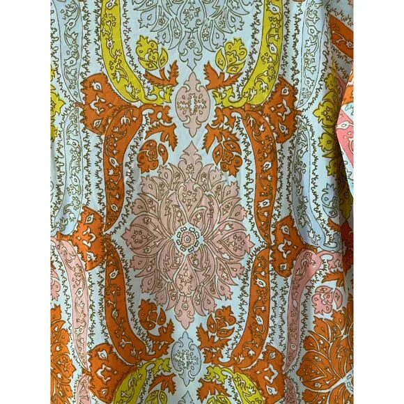 Vintage 60s mod print sheath Twiggy Dress