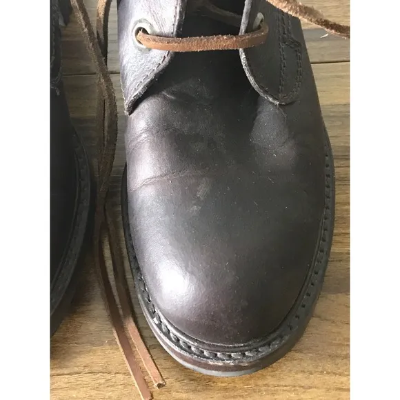Vintage Authentic COLE HAAN ORIGINAL  Leather Women's Hiker Boots 9 B heavy