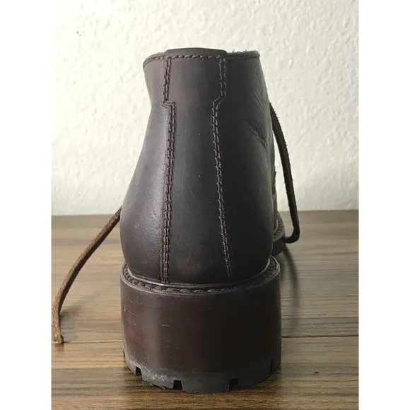 Vintage Authentic COLE HAAN ORIGINAL  Leather Women's Hiker Boots 9 B heavy