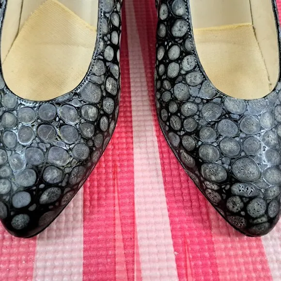 Vintage Bally Women's Kitten Heels Soft Leather Shoes 5.5