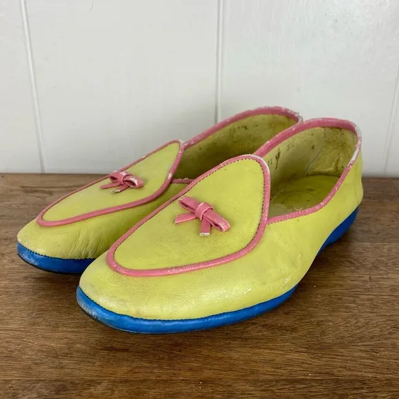 vintage Belgian Shoes Midinette Slip On Shoe