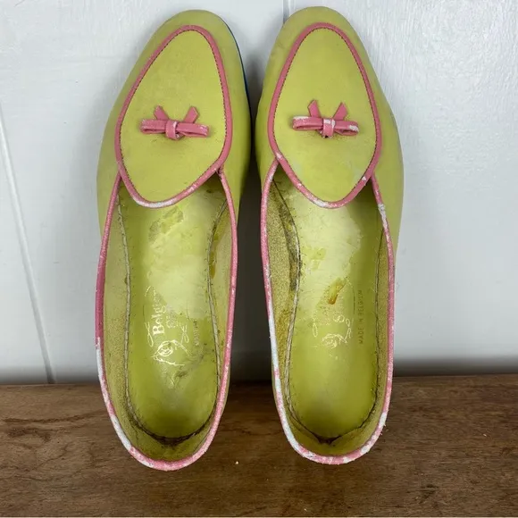 vintage Belgian Shoes Midinette Slip On Shoe