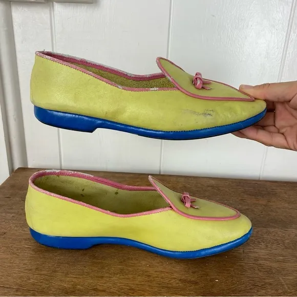 vintage Belgian Shoes Midinette Slip On Shoe