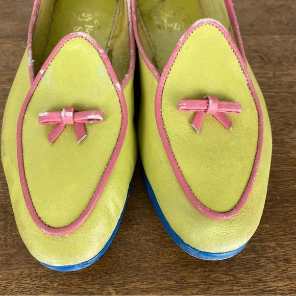 vintage Belgian Shoes Midinette Slip On Shoe