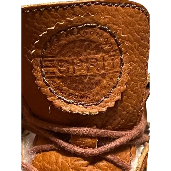 Vintage Esprit Y2K Woman's Sherpa Lined  Leather Boots Size US 7.5