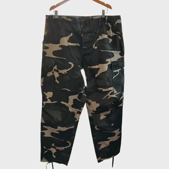 VINTAGE Military Snow Camo Set by LADIGA | 2-Piece Shirt &amp; Pants | Size XXL